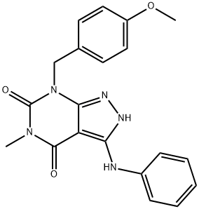 7-(4-Methoxybenzyl)-5-Methyl-3-(Phenylamino)-2H-Pyrazolo[3,4-D]Pyrimidine-4,6(5H,7H)-Dione