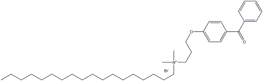 N-(3-(4-Benzoylphenoxy)propyl)-N,N-dimethyloctadecan-1-ammonium bromide, 95%