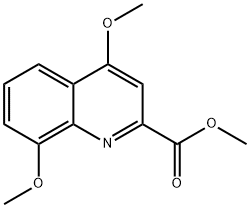 2-Quinolinecarboxylic acid, 4,8-dimethoxy-, methyl ester