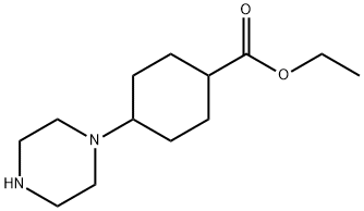 ethyl 4-(piperazin-1-yl)cyclohexanecarboxylate