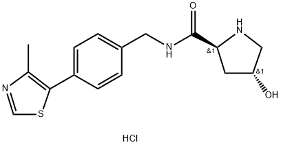 (2S,4R)-4-hydroxy-N-(4-(4-methylthiazol-5-yl)benzyl)pyrrolidine-2-carboxamide hydrochloride