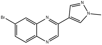 7-bromo-2-(1-methyl-1H-pyrazol-4-yl)Quinoxaline