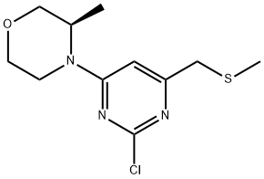 (R)-4-(2-chloro-6-(methylthiomethyl)pyrimidin-4-yl)-3-methylmorpholine