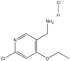 (6-chloro-4-ethoxypyridin-3-yl)methanamine hydrochloride