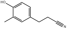 Benzenepropanenitrile, 4-hydroxy-3-methyl-
