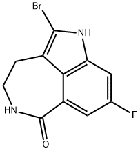 2-bromo-8-fluoro-4,5-dihydro-1H-azepino[5,4,3-cd]indol-6(3H)-one