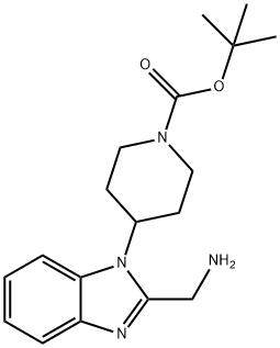 tert-Butyl 4-(2-(aminomethyl)-1H-benzo[d]imidazol-1-yl)piperidine-1-carboxylate