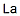 Lanthanum Standard for ICP