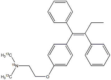 Tamoxifen-13C2,15N solution