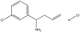 1-(3-chlorophenyl)but-3-en-1-amine hydrochloride
