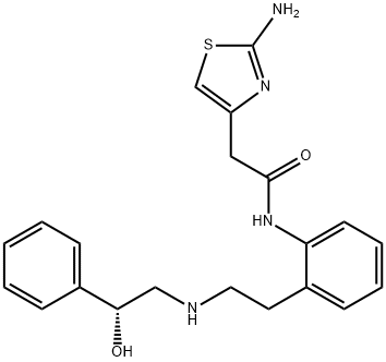 (R)-2-(2-aminothiazol-4-yl)-N-(2-(2-((2-hydroxy-2-phenylethyl)amino)ethyl)phenyl)acetamide
