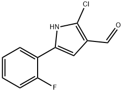2-chloro-5-(2-fluorophenyl)-1H-pyrrole-3-carbaldehyde