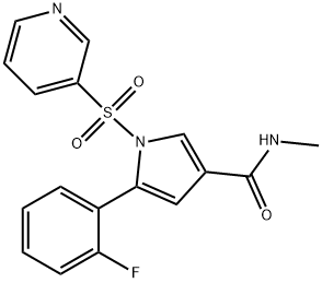 5-(2-fluorophenyl)-N-methyl-1-(pyridin-3-ylsulfonyl)-1H-pyrrole-3-carboxamide