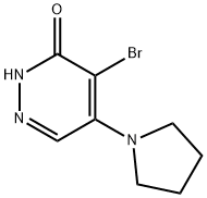 4-bromo-5-(1-pyrrolidinyl)-3(2H)-pyridazinone(SALTDATA: FREE)
