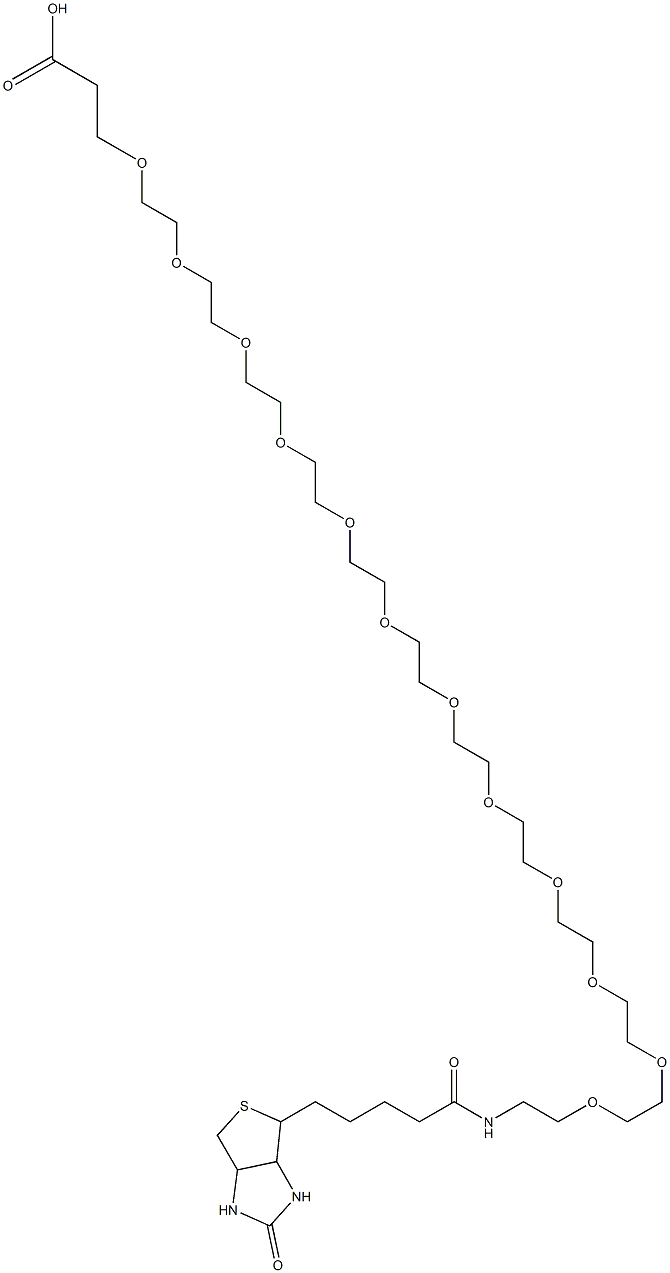 O-[2-(Biotinyl-amino)ethyl]-Oμ-(2-carboxyethyl)polyethylene  glycol  3000