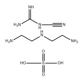 Guanidine, N-cyano-, polymer with N-(2-aminoethyl)-1,2-ethanediamine, sulfate