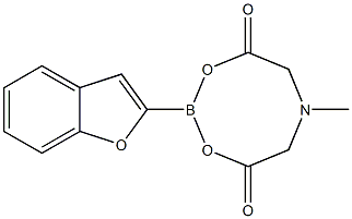 2-(Benzofuran-2-yl)-6-methyl-1,3,6,2-dioxazaborocane-4,8-dione,  2-Benzofuranboronic  acid  MIDA  ester