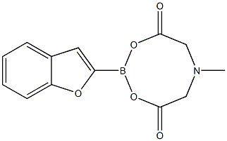 2-(Benzofuran-2-yl)-6-methyl-1,3,6,2-dioxazaborocane-4,8-dione, 2-Benzofuranboronic acid MIDA ester