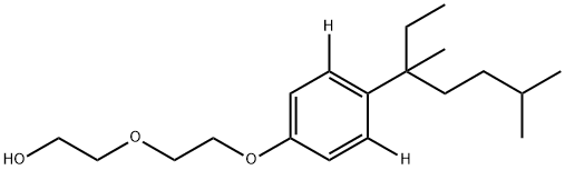 363-NP2EO-D2,  2-{2-[4-(3,6-Dimethyl-3-heptyl)phenoxy-3,5-d2]ethoxy}ethanol,  2-{2-[4-(1-Ethyl-1,4-dimethylpentyl)phenoxy-3,5-d2]ethoxy}ethanol,  3,6,3-Nonylphenol  diethoxylate-d2  (ring-3,5-d2)