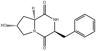 Cyclo(L-phenylalanyl-trans-4-hydroxy-L-proline)