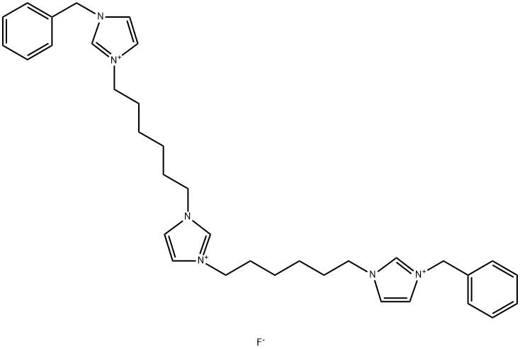 1,3-Bis[6-(3-benzyl-1-imidazolio)-hexyl]imidazolium trifluoride solution
		
	