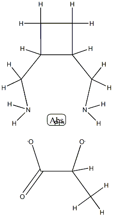 2-(Aminomethyl)cyclobutyl]methanamine 2-hydroxypropanoic acid platinum salt