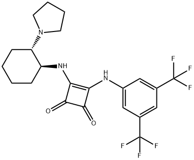 3-[[3,5-bis(trifluoroMethyl)phenyl]aMino]-4-[[(1R,2R)-2-(1-pyrrolidinyl)cyclohexyl]aMino]-