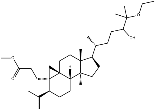 24-Hydroxy-25-ethoxy-3,4-seco-
cycloart-4(28)-en-3-oic acid Methyl ester