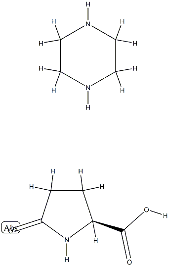 5-oxoproline, compound with piperazine (1:1)