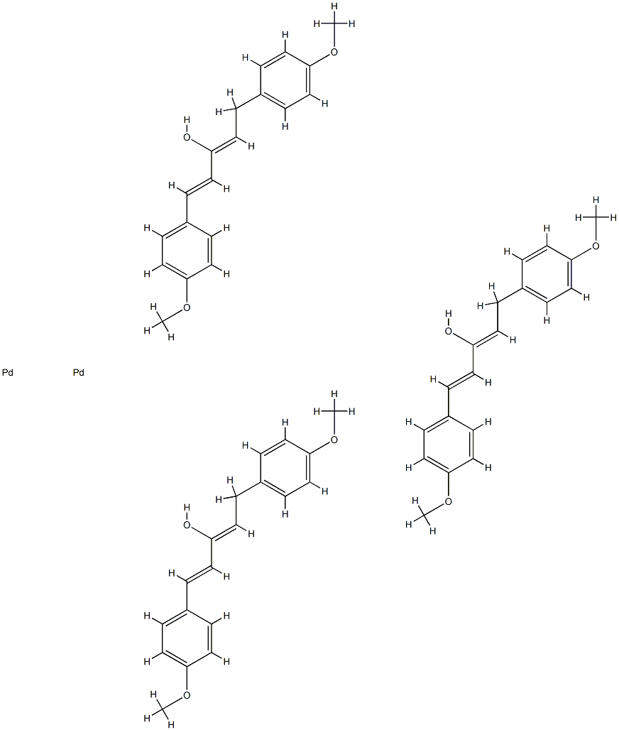 Tris[μ-[(1,2-η:4,5-η)-(1E,4E)-1,5-bis(4-methoxyphenyl)-1,4-pentadien-3-one]]di-palladium