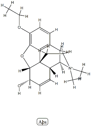 (5alpha,6alpha)-7,8-didehydro-4,5-epoxy-3-ethoxy-6-hydroxy-17,17-dimethylmorphinanium iodide
