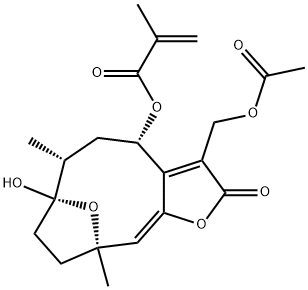 8α-(2-Methylacryloyloxy)
hirsutinolide 13-O-acetate