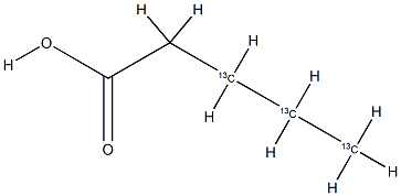 Pentanoic  acid-3,4,5-13C3