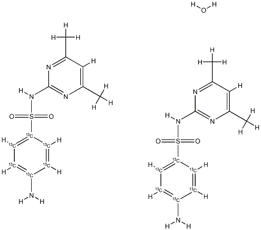 SulfaMethazine-phenyl-13C6 heMihydrate