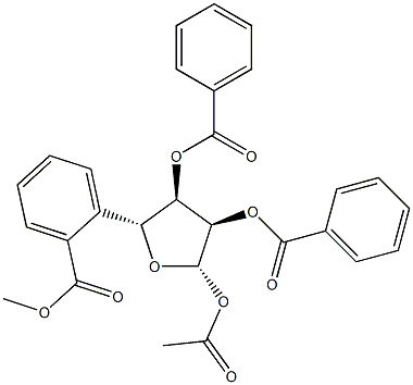 beta-D-Ribofuranose 1-acetate 2,3,5-tribenzoate