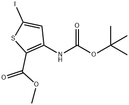 methyl 3-{[(tert-butoxy)carbonyl]amino}-5-iodothiophene-2-carboxylate