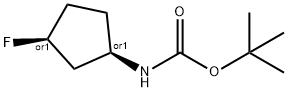 tert-butyl ((1S,3R)-3-fluorocyclopentyl)carbamate