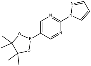 2-(1H-Pyrazol-1-yl)pyrimidine-5-boronic acid pinacol ester