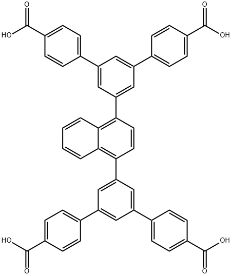 5',5''''-(naphthalene-1,4-diyl)bis(([1,1':3',1''-terphenyl]-4,4''-dicarboxylic acid))