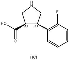 (3R,4S)-4-(2-fluorophenyl)pyrrolidine-3-carboxylic acid
