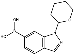 1-(tetrahydro-2H-pyran-2-yl)-1H-indazol-6-yl-6-boronic acid, 95%