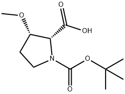 (2R,3S)-1-(tert-butoxycarbonyl)-3-methoxypyrrolidine-2-carboxylic acid
