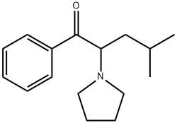 1-Pentanone, 4-methyl-1-phenyl-2-(1-pyrrolidinyl)-
