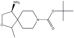 tert-butyl (4S)-4-amino-1-methyl-2-oxa-8-azaspiro[4.5]decane-8-carboxylate