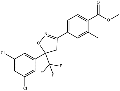 4-[5-(3,5-dichloro-phenyl)-5-trifluoromethyl-4,5-dihydro-isoxazol-3-yl]-2-methyl-benzoic acid methyl ester