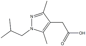 2-[3,5-dimethyl-1-(2-methylpropyl)-1H-pyrazol-4-yl]acetic acid
