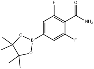 4-CarbaMoyl-3,5-difluorobenzeneboronic acid pinacol ester, 96%
