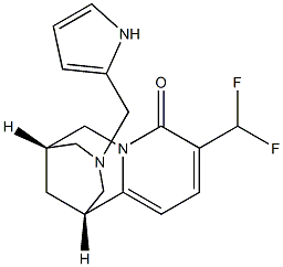 (1R,5S)-3-((1H-pyrrol-2-yl)methyl)-9-(difluoromethyl)-1,2,3,4,5,6-hexahydro-8H-1,5-methanopyrido[1,2-a][1,5]diazocin-8-one
