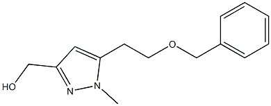 (5-(2-(benzyloxy)ethyl)-1-methyl-1H-pyrazol-3-yl)methanol