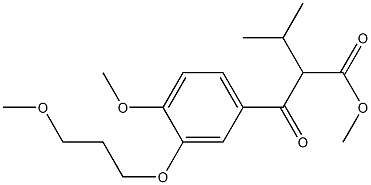 2-[4-Methoxy-3-(3-Methoxy-propoxy)-benzoyl]-3-Methyl-butyric acid Methyl ester